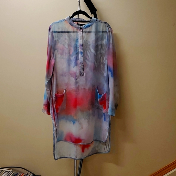 Sheer Dress Multi Colour - Picture 2 of 5